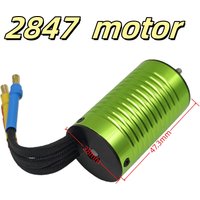 2847 4050KV Brushless Motor & 35A 45A ESC Combo High Speed Upgrade Spare Parts for 1/14 1/16 RC Car Truck Model