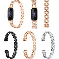 For Fitbit Inspire3 Band Strap Diamond Metal Smart Watchband Wristband Band For Fitbit Inspire3 Bracelet Replacement accessories
