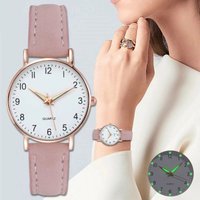 Fashion Women Watches,Vintage-Quartz Watch With Glow-In-The-Dark Design Fashion Business Casual Analog Watch,Girls Clock Gift