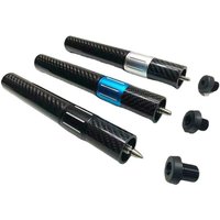 9" Adjustable Flexible Carbon Fiber Billiards Pool Cue Extension Extender Connects to Predator/Mezz/PERI