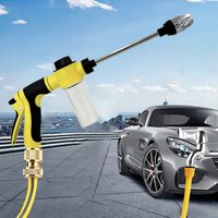 High Pressure Foam Cannon Spray Gun - Multi-Mode Adjustable Car Wash Nozzle with Detergent Bottle, Garden Pressure Washer for Pa