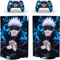 New Anime Jujutsu Kaisen Gojo PS5 Disc Skin Sticker Decal Cover for Console Controller PS5 Standard Disk Skin Sticker Vinyl
