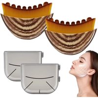 Lymphatic Contour Face Brush, Lymphatic Drainage Massager Facial Massager Face Chin Skin Sculpting Tool for Face,Ergonomically
