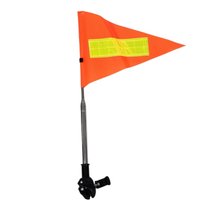AliExpress NONE Bike Flag With Pole Tear Resistant Waterproof Retractable Adjustable High Visibility For Kids Scooter Wheelchair Outdoor