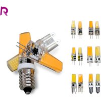 2-6pcs G4 LED Bulb 3W 6W DC AC 12V 220V Lampada COB Led G9 Lamp Light for Crystal Chandelier E14 Lights Lamps SMD LED Bulb