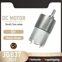 JGB37-3530 12V DC Motor Micro DC Untersetzungsmotor Vorwärts- und Rückwärtsschaltmotor Metallgetriebemotor mit hohem Drehmoment