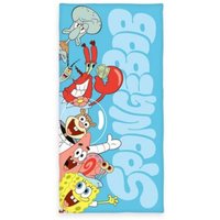 S-SpongeBob Squarepants Bath Beach Towel, Quick Dry Soft Absorbent Cartoon for Pool Camping Travel Swimming Holiday Gift