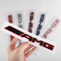 Car Styling Tail Trunk Side Body Badge Sticker Emlbem Decoration for Mercedes Benz AMG A E C G M S Class W176 W204 W212 GLC CLA