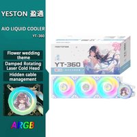 ZEAGINAL YESTON YT-360 CPU all-in-one water cooling radiator,Rotating water cooling head,support LGA1700/115X/1200/AM5/AM4