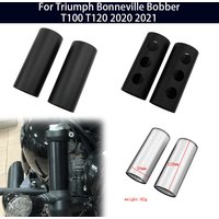 Pair Motorcycle Front Fork Shock Absorber refitting decorative protect Cover For Triumph Bonneville Bobber Aluminum Accessories