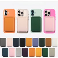 Card Holder Wallet Leather Case for IPhone 15 16 17 Pro Max Plus for Apple 13 14 Pro Strong Magnetic Magsafe Back Pocket Covers