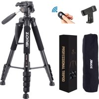 Zomei Q188 188cm Professional photography accessories video camera DSLR tripod for phone with phone holder