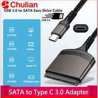 USB 3.0/Type C to SATA Cable Adapter for 2.5 inch SSD HDD External Hard Drive Adapter for 22 Pin Hard Drive Reader PC Accessorie