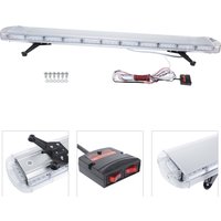 96 LEDs 12-24V LED-Blitzlichtleiste 15 Blinkmodi Gelbes Warnlicht DC für Auto LKW SUV Nebel Regen Sicherheit