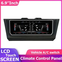 6.9''Touch Screen LCD A/C Climate Control Panel Switch For VW Golf 6 7 MK7 Tiguan Passat B7 B8 CC Jetta Air Conditioning Panel