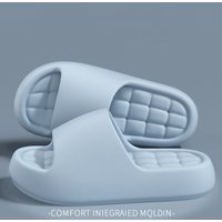 Summer Beach EVA Bathroom Anti-slip Women's Slippers Solid Color Leisure Lightweight Soft Sole Simples Fashion Cool Home Shoes