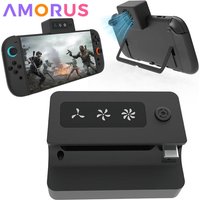 For Switch 2 Cooling Fan Portable 3 Speeds Adjustable Heat Dissipation Radiator Portable Heat Sink For Switch 2 Game Consoles