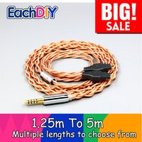 Graphene 7N OCC Shielding Coaxial Mixed Earphone Cable For Sennheiser HD580 HD600 HD650 HDxxx HD660S HD58x HD6xx LN007753
