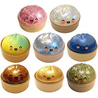Glitter Dumpling Squishies Toys Pressure Ball Slow Rebound Soft Pinch Decompression Office Home Decorat Gifts
