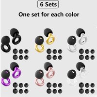 HUAK Quiet Ear Plugs for Noise Reduction for Sleeping Silicone Ear Plugs for Swimming Motorbike Noise Filtering Ear Plugs