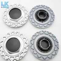 LINKE 4pcs Top Quality Wheel Center Hub Cap Emblem Badge Rims for STYL.5 E30 318i 325e 325i New 1984-1991 14" Wheel 0924038 0924
