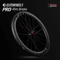AliExpress ELITEWHEELS PRO 700c Road Carbon Wheels R10 Ceramic Bearing Or Normal Hub 20-24H Clincher Tubeless For Cycling Wheelset