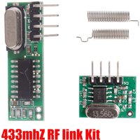433 Mhz Superheterodyne RF Receiver And Transmitter Module For Arduino Wireless Module Diy Kit 433Mhz Remote Control