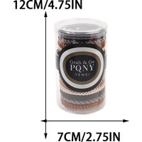 15pcs/set Women's Hair Bands Canned Braided Twist Elastic Hair Rope Durable High Elastic Rubber Band Hair Accessories