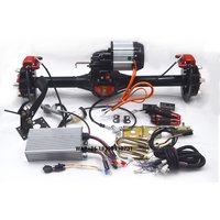 Electric Car Conversion Kit,High Power Upgrade Kit for the Rear Axle of the Electric Tricycle, Disc Brake Rear Axle Kit 60v1500w