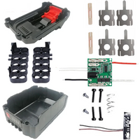 Power Tools Battery Case 5s2p18V with BMS 21v Box Wireless Electric Angle Grinder Cutting 18650 Holder Li-Ion