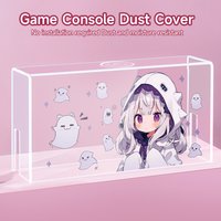 Protective case for Switch ns/oled game console,transparent display box,acrylic dust cover,drop and scratch resistant.