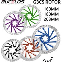 AliExpress BUCKLOS G3 Bicycle Rotor 160mm 180mm 203mm Bike Disc Brake Rotor Breathable Bicycle Brake Disc Durable Road MTB Rotor