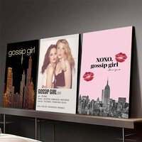 G-Gossip G-Girl Poster Gallery Prints Self Adhesive Home Decor Decoration Wall Decals Living Room Sticker S