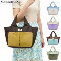 Portable Insulated Lunch Bag Large Capacity Waterproof Thermal Food Tote with Multi Pockets for Office School Work Travel