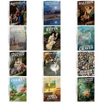 30Pcs/Set Art Museum Series English Postcards Decorative Gift Oil Painting Postcards Works By Balthus,Ingres,Mona Lisa, Da Vinci