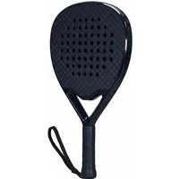 Professional 12K Carbon Fiber Padel Racket-Teardrop Shape High Performance Beach Tennis & Cage Paddle Model 001