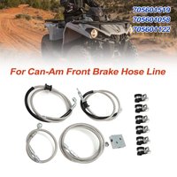 New For Can-Am Front Brake Hose Line Kit Outlander 450 570 650 800 1000 1000R 2012-2023 Replace 705601519,705601058,705601122