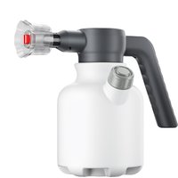 2L Electric Car Wash Foam Sprayer Self-priming Rechargeable Air Pressure Sprayer Auto 75 Degree Fan-shaped Foam Output Bottle