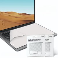 2PCS Laptop Screen Keyboard Imprint Protection Microfiber Liner Cleaning Cloth Compatible with MacBook Air Pro 13" 14" 15" 16"
