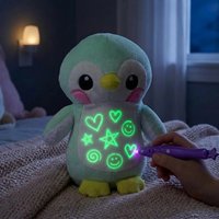 @HOT 2026 NEW Luminous Baby Plush Doll Night Light Painting Soothing Children's Toy Gift Bedtime Accompanying Travel Doll