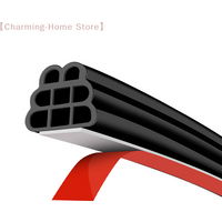 5meters/Set Car Seal Strips Three Layer Weather Strips Soundproof Universal Car Sealing Strips Auto Noise Insulation Accessories