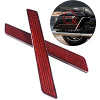 2pcs Motorcycle Hard Saddlebag Guard Reflector Cover Latch Covers For Harley Touring Road Glide Street Glide Road King 2014-2021
