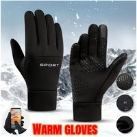 AliExpress NONE Men's and Women's Winter Gloves, Running and Cycling, Insulation Materials, and Touch Screen Fingers for Skiing and Snow Driving