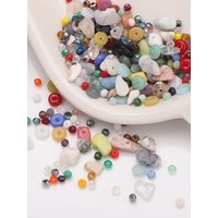 AliExpress YUANZHIRUN Mixed 5-8mm Natural Stone Chips Irregular Gravel Crystal Glass Rondelle Loose Beads for DIY Jewelry Making Earrings Bracelets