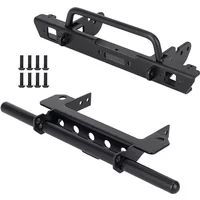 Metal Front Bumper for VP VS4-10 Phoenix 1/10 Scale RC Rock Crawler Truck, Heavy-Duty Upgrade Parts, Off-Road Bumper Accessories