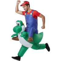 Dinosaur Inflatable Costume for Adults Kids Plumber Outfit Halloween Party Cosplay Performance Holiday Dance Parties & Carnival