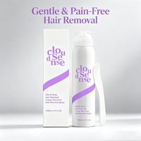 Hair Removal Mousse Pain Free Depilatory Foam Full Body Use Underarm Leg Arm Hair Growth Soothing Redness Moisturizing Smooth