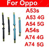 Power Button + Volume Side Button For OPPO A53 A53S A54 A54s A74 4G/5G Up Down Volume Power Side Keys Flex Cable Parts