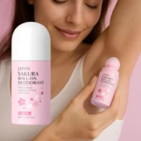 Japan Sakura Roll On Deodorant 60ml Long Lasting Natural Fragrance Fresh Aroma Perfume For Women Men
