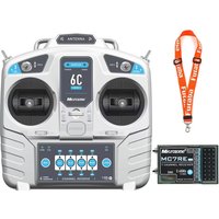 MicroZone MC6C Mini V2 2.4G 6CH Transmitter Receiver Radio System For RC Airplane Drone Helicopter Boat Car